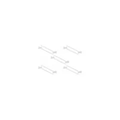 Delock Kabelbinder mit Beschriftungsfeld L 100 x B 2.5 mm weiß 10 Stück