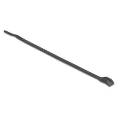 Delock Kabelbinder mit flachem Kopf L 205 x B 2.5 mm 100 Stück schwarz