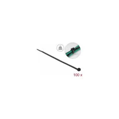 Delock Kabelbinder mit hoher Zugfestigkeit L 300 x B 4.8 mm schwarz 100 Stück