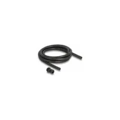 Delock Kabelschutzschlauch 2 m x 10 mm mit 2 x PG7 Schlauchverschraubung Set schwarz