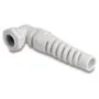 Delock Kabelverschraubung mit Zugentlastung 90° gewinkelt PG13.5 grau