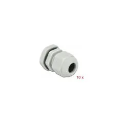Delock Kabelverschraubung PG11 10 Stück grau