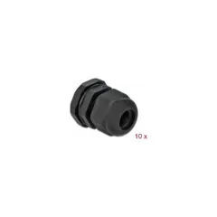 Delock Kabelverschraubung PG13.5 10 Stück schwarz