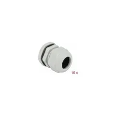 Delock Kabelverschraubung PG25 10 Stück grau