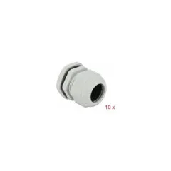 Delock Kabelverschraubung PG29 10 Stück grau