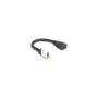 Delock Keystone Modul Kabel HDMI Buchse zu Buchse 8K 60 Hz 20 cm schwarz