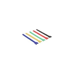 Delock Klett-Kabelbinder farbig L 240 x B 12 mm 10 Stück