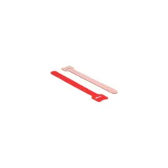 Delock Klett-Kabelbinder L 150 mm x B 12 mm 10 Stück rot