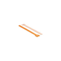 Delock Klett-Kabelbinder L 200 mm x B 12 mm 10 Stück orange