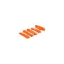 Delock Klett-Kabelbinder L 300 mm x B 20 mm 5 Stück mit Schlaufe orange
