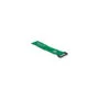 Delock Klett-Kabelbinder mit Schlaufe und Befestigungsöse L 280 x B 38 mm grün 3 Stück