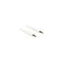 Delock Klinkenkabel 3.5 mm 3 Pin Stecker to Stecker 0.5 m weiß