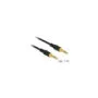 Delock Klinkenkabel 3.5 mm 3 Pin Stecker to Stecker 1 m schwarz