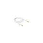 Delock Klinkenkabel 3.5 mm 3 Pin Stecker to Stecker 2 m weiß