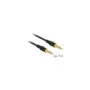 Delock Klinkenkabel 3.5 mm 3 Pin Stecker to Stecker 3 m schwarz