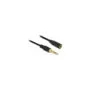 Delock Klinkenverlängerungskabel 3.5 mm 3 Pin Stecker zu Buchse 2 m schwarz