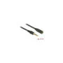 Delock Klinkenverlängerungskabel 3.5 mm 4 Pin Stecker zu Buchse 5 m schwarz