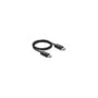 Delock Koaxiales DisplayPort Kabel 16K 60 Hz 80 Gbps mit Geflechtmantel 2 m