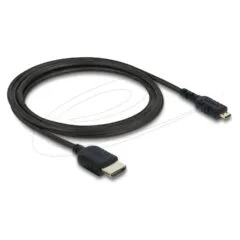 Delock Koaxiales High Speed HDMI Kabel HDMI Stecker zu Micro HDMI Stecker 8K 60 Hz 2 m