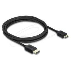 Delock Koaxiales High Speed HDMI Kabel HDMI Stecker zu Mini HDMI Stecker 8K 60 Hz 3 m