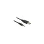 Delock Konverter USB 2.0 Typ-A Stecker zu Seriell TTL 3.5 mm 4 Pin Klinke 1.8 m