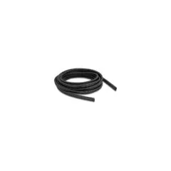 Delock Kunststoff Kabelschutzschlauch in Ovalform flexibel 13.6 x 6.3 mm - Länge 5 m schwarz