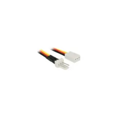 Delock Lüfter Stromkabel 3 Pin Stecker zu 3 Pin Buchse 60 cm