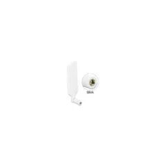 Delock LTE Antenne Dualband WLAN ac a b g n SMA Stecker 1 - 4 dBi omnidirektional drehbar mit Kippgelenk weiß