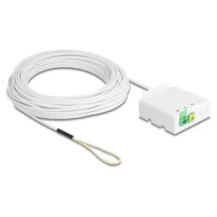 Delock LWL Anschlussdose 2 x SC APC Simplex mit Verlegekabel Set 20 m