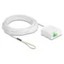 Delock LWL Anschlussdose 2 x SC APC Simplex mit Verlegekabel Set 30 m
