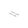 Delock LWL Kabel LC Duplex zu LC Duplex Multimode OM3 winkelbar 3 m
