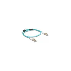 Delock LWL Kabel mit Metallarmierung LC Duplex zu LC Duplex Multimode OM3 1 m