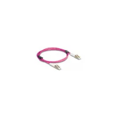 Delock LWL Kabel mit Metallarmierung LC Duplex zu LC Duplex Multimode OM4 2 m