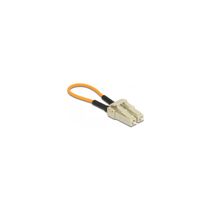 Delock LWL Loopback Adapter LC OM1 Multimode beige — image 2
