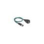 Delock M12 Adapterkabel X-kodiert 8 Pin Buchse zu RJ45 Buchse 50 cm