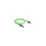 Delock M12 Kabel A-kodiert 8 Pin Stecker zu RJ45 Stecker PUR (TPU) 2 m