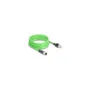 Delock M12 Kabel D-kodiert 4 Pin Stecker zu RJ45 Stecker PUR (TPU) 5 m