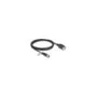 Delock M12 Kabel X-kodiert 8 Pin Buchse zu RJ45 Buchse zum Einbau Cat.6A S FTP 2 m schwarz
