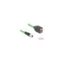 Delock M12 Kabel X-kodiert 8 Pin Stecker zu RJ45 Buchse PUR (TPU) 0.5 m