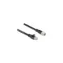 Delock M12 Kabel X-kodiert 8 Pin Stecker zu RJ45 Stecker Cat.5e S FTP flexibel 1 m schwarz