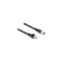 Delock M12 Kabel X-kodiert 8 Pin Stecker zu RJ45 Stecker Cat.5e S FTP flexibel 10 m schwarz
