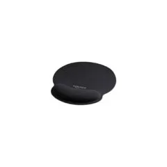 DELOCK Mauspad mit Handballenauflage rund schwarz