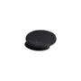 DELOCK Mauspad mit Handballenauflage rund schwarz