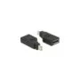 DELOCK Mini DisplayPort 1.2 to DisplayPort Adapter - 90-degree Rotated - Black