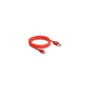 Delock Mini DisplayPort zu DisplayPort Kabel 8K 60 Hz 2 m rot Metall ohne Einrastfunktion