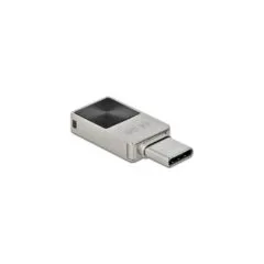 Delock Mini USB-C 64GB Flash Drive - USB 3.2 Gen1 (5Gbps), Metal Housing, Silver