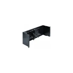 Delock Monitorarm - Rack montierbar - Schwarz - 4U - 48.3 cm