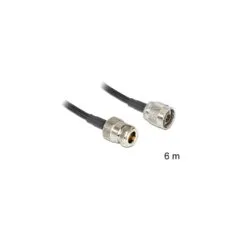 Delock N Male to N Female Antenna Cable - LMR195 - 6 m length