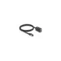 Delock Netzwerk Verlängerungskabel RJ45 Stecker zu RJ45 Buchse Cat.8.1 S FTP 1 m schwarz