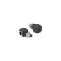 Delock Netzwerkadapter M12 D-kodiert 4 Pin Buchse zu RJ45 Buchse